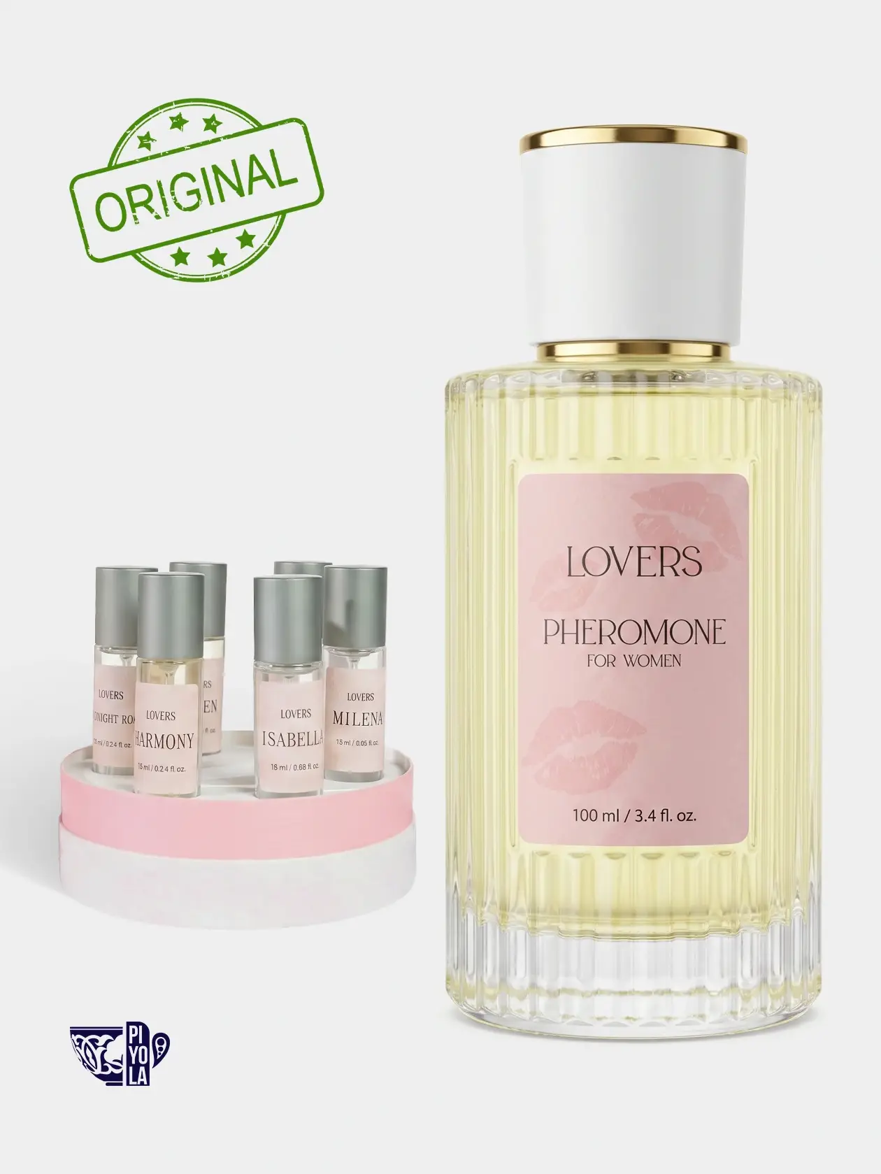 "LOVERS"π Pheromone for women 100 ml + "LOVERS SET" six in one collection