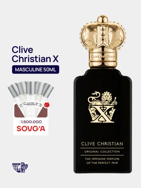 Clive Christian X Masculine atiri, 50 ml - Bonus PREMIUM PARFUME 5 talik nabor