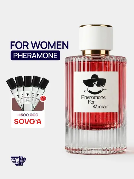 For Women Pheromone Perfume 50ml + Bonus 🎁 5 ta podarochniy nabor